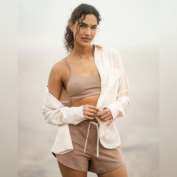 NWT Vuori Halo Essential Bra in Nutmeg Heather - Picture 3 of 8